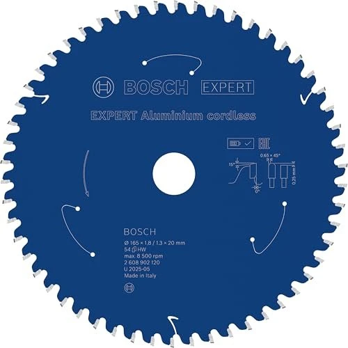 Bosch Professional Expert Cordless Kreissägeblatt 54Z, 165x1.3x20mm, 1 Stück