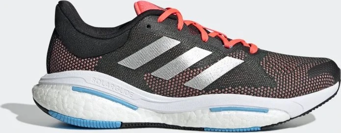 adidas Solar Glide 5 carbon/silver metallic/turbo (Herren)