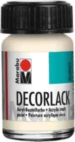 Marabu Decorlack Acryl Acrylfarbe, elfenbein, 15ml