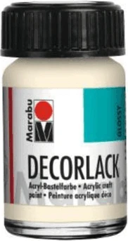 Marabu Decorlack Acryl Acrylfarbe, elfenbein, 15ml