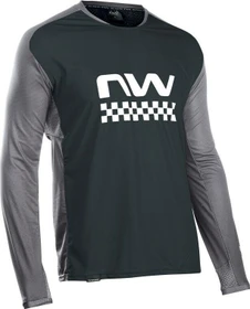 Northwave Edge Trikot langarm schwarz (Herren)