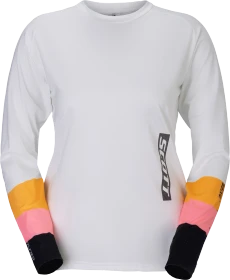 Scott Tuned Trikot langarm weiß (Damen)