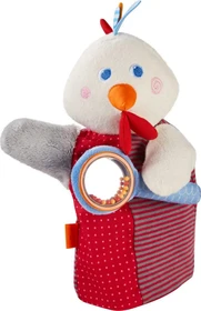 HABA Klang-Handpuppe Musikant Hahn