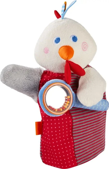 HABA Klang-Handpuppe Musikant Hahn