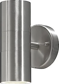 Konstsmide Modena GU10 35W 6cm Wandleuchte 2-flammig edelstahl