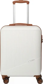 Travelite Bali Trolley S weiß/cognac