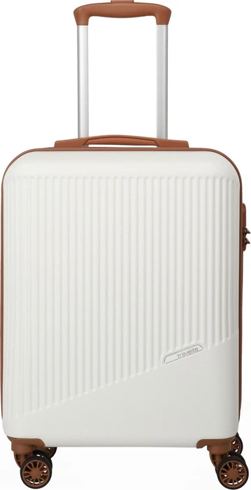 Travelite Bali Trolley S weiß/cognac