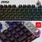 MSI STRIKE 600 V2 Silent Gaming Keyboard, LEDs RGB, Kailh Midnight Pro Silent Tactile, USB, FR Vorschaubild