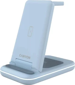 Canyon 3-in-1 Wireless Charging Station WS-304 blau