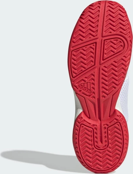 adidas Courtflash cloud white/core black/lucid red (Junior)