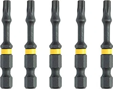 DeWalt DT7394T Extreme Flextorq Torx Bit 1/4", T15x50mm, 5 Stück