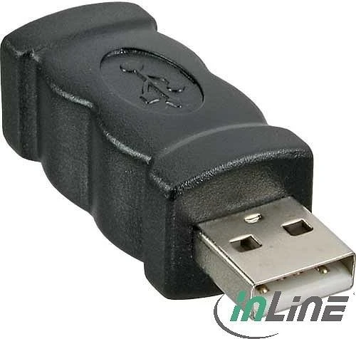InLine USB 2.0 Adapter, Stecker A auf Buchse B
