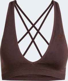 adidas Workout Essentials Knit Light Support Sport-BH aurora coffee (Damen)