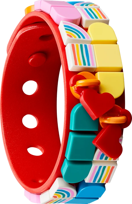 LEGO Dots - Regenbogen Armband mit Anhängern