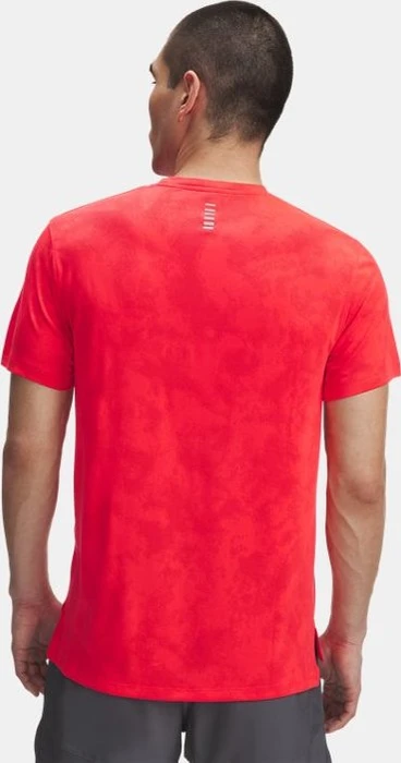 Under Armour Launch Camo Funktionsshirt kurzarm racer red/reflective (Herren)