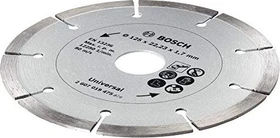 Bosch DIY Baumaterial Diamanttrennscheibe, 125x1.7x22.23mm, 1 Stück