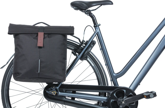 Basil City Doppeltasche MIK Gepäcktasche schwarz