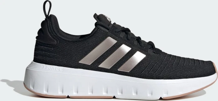 adidas Swift Run core black/champagne met./cloud white (Damen)