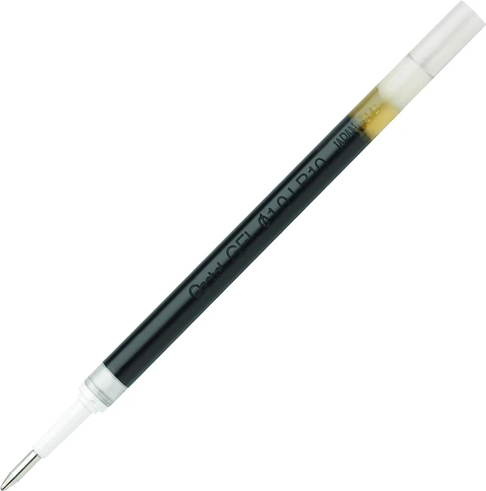 Pentel EnerGel Roller Pen LR10-AX Tintenrollermine 0.5mm (1mm Ball) schwarz, 12er-Pack