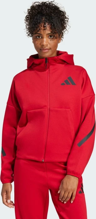 adidas Z.N.E. Zip Hoodie team power red 2 (Damen)