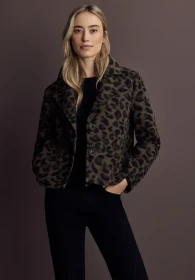 Street One Cosy Leo Jacke teddy brown (Damen)