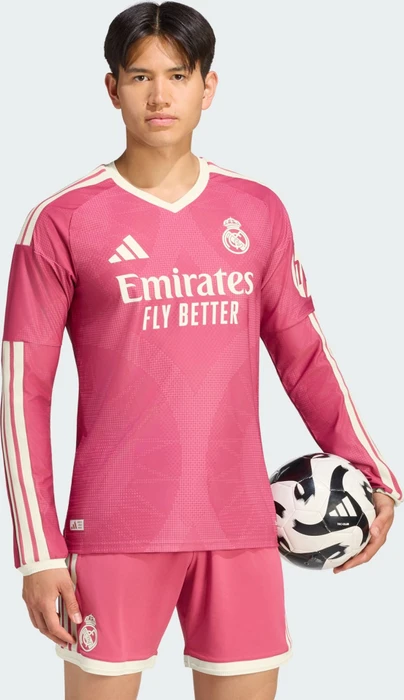 adidas Real Madrid Authentic 2026/2027 Ausweichtrikot langarm (Herren)