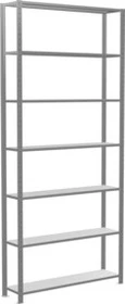 Schulte Lagertechnik Multiplus 150 Schwerlastregal 130x300x20cm verzinkt