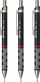 rOtring Tikky Druckbleistift HB 0.5mm sortiert, Radierer,  3er-Set