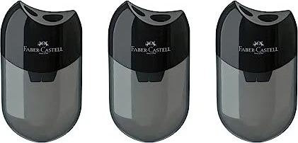 Faber-Castell Dosenanspitzer 2-fach schwarz