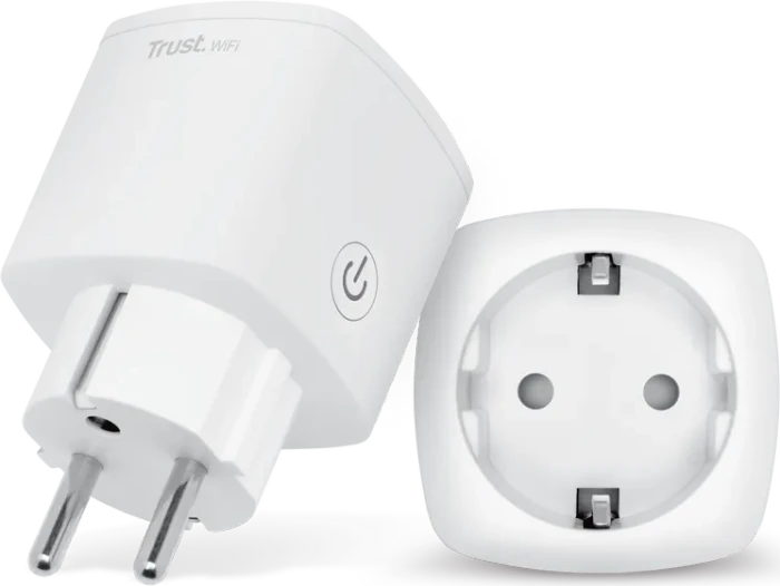 Trust Smart WiFi Steckdose EU Duo-Pack, Typ F, Smart-Steckdose, 2er-Pack