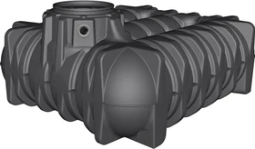 Graf Flachtank Platin Regenwassertank 5000l