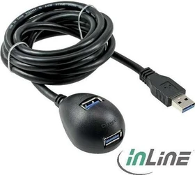 InLine USB 3.0 Verlängerung A/A m/w, 2m (35652)