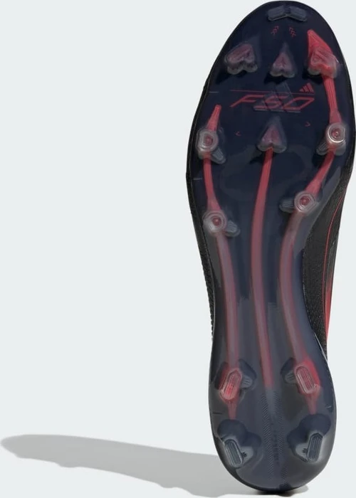 adidas F50 Elite Laceless FG core black/iron metallic/lucid red