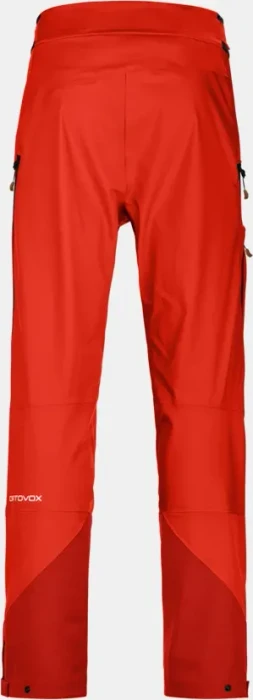 Ortovox 3L Ortler Hose lang hot orange (Herren)