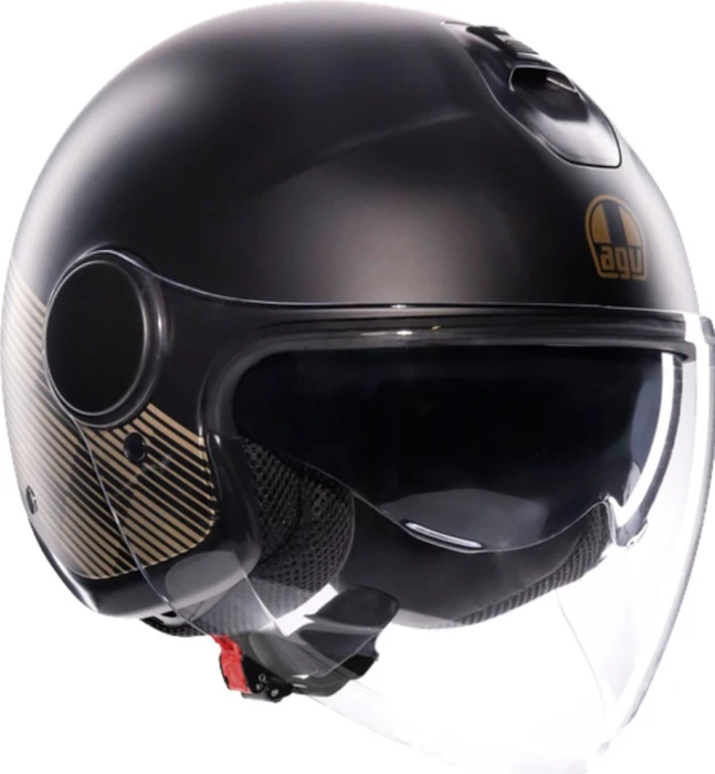 AGV Eteres Ponza matt schwarz/gold