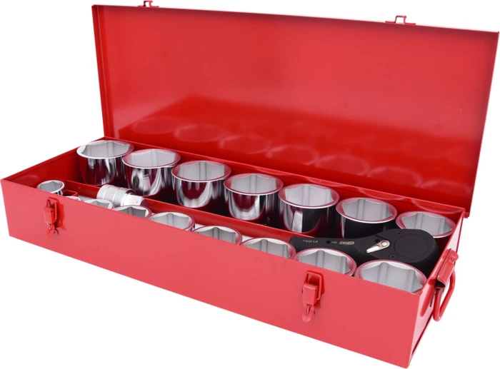 KS Tools Steckschlüsselsatz inkl. Werkzeugbox, 21-tlg.