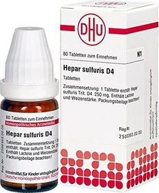 DHU Hepar Sulfuris D4 Tabletten, 80 Stück