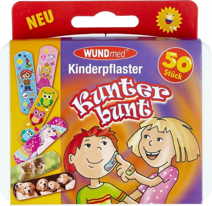 WUNDmed Kinderpflaster 63 x 19mm Kinder-/Wundpflaster