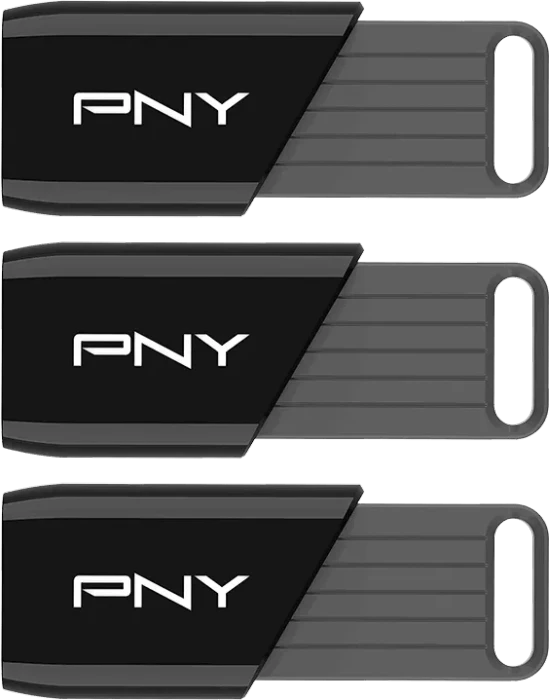 PNY Attaché X 128GB, USB-A, USB 3.2 Gen 1×1, 3er-Pack