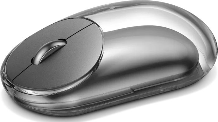Lenovo Wireless Multi-Mode Mouse 8000, grau/transparent, USB/Bluetooth