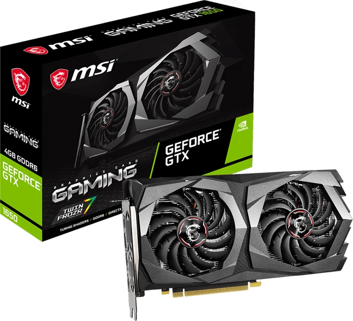 MSI GeForce GTX 1650 D6 Gaming, 4GB GDDR6, HDMI, 2x DP
