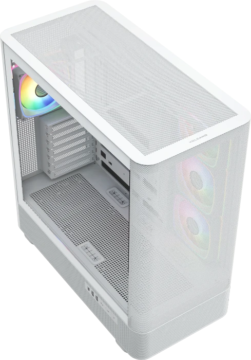 Modecom Volcano AQ300 ARGB White, Glasfenster