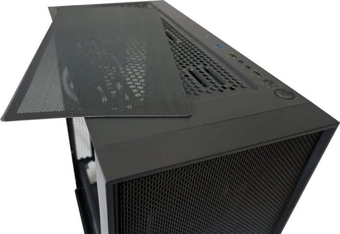 LC-Power Gaming 802B Black_Wanderer_X, schwarz, Glasfenster
