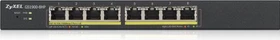 Zyxel GS1900 Desktop Gigabit Smart Switch, 8x RJ-45, 70W PoE+ (GS1900-8HP-EU0101F / GS1900-8HP-GB0101F)