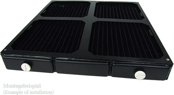Alphacool Nova 1080 Lüfterblende 4x180mm, schwarz