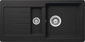 Schock Typos D-150S Unterbau Becken reversibel nero