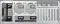 SilverStone RM4A, Rackmount Storage, grau/schwarz, 4HE, ATX Vorschaubild