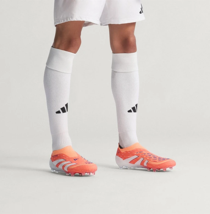 adidas Predator Elite Laceless FG signal coral/cloud white/beam orange