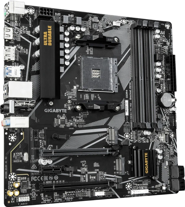 GIGABYTE B550M DS3H AC R2 (AMD AM4)