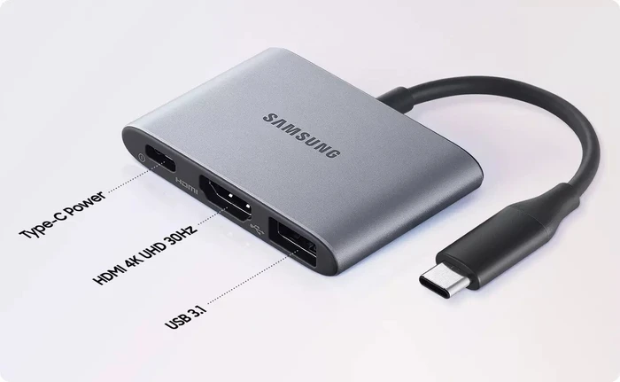 Samsung EE-P3200 Multiport-Adapter, USB-C 3.0 [Stecker]